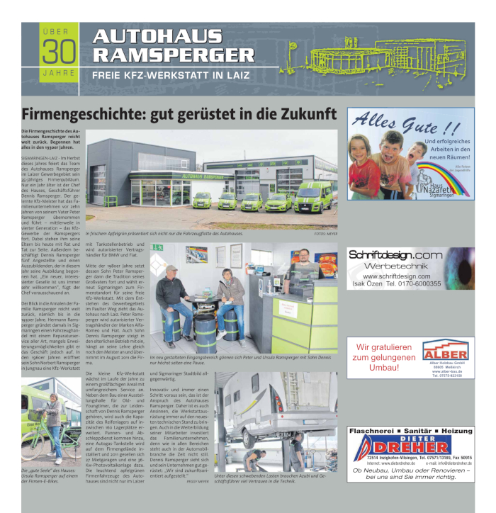 Autohaus Ramsperger - Umbau/Ausbau 2021